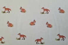 Organic Cotton Jersey Digital Fox