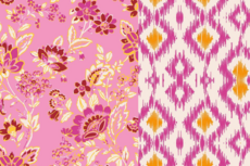 Double Stepped Cotton Pink