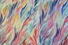 Viscose Linnen Flames Multi