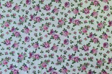 Viscose Milles Fleurs White/Pink