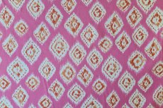 Viscose Ikat Pink