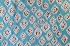Viscose Ikat Turquoise