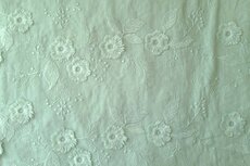 Cotton Embroidery Mint Green