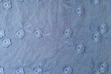 Cotton Embroidery Blue