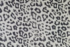 Viscose Linnen Slub Leopard Natural