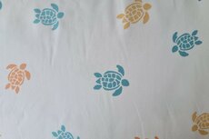 Cotton Jersey Turtles Off White