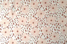 Cotton Jersey Leo-Flowers Old Rosé
