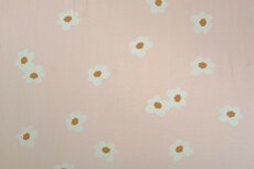 Cotton Jersey Flower Light Pink