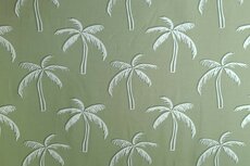 Cotton Jersey Palm Tree Green