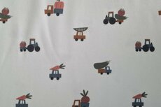 Cotton Jersey Veggie Trucks 