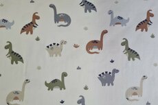 Cotton Jersey Dino Off White
