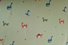 Cotton Jersey Dino Green