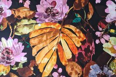 Viscose Flowers Multi-Lilac