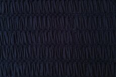 Viscose  Jacquard Smock Black