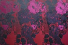 Jacquard Flowers Red