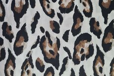 Viscose Satin Leo Off White