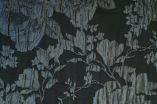 Crashed Jacquard Flowers Grey