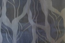 Viscose Jacquard Abstract Brown