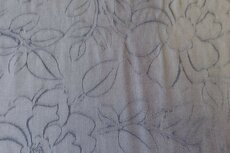 Viscose Jacquard Flower Brown