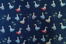 Cotton Jersey Surf Goose Navy