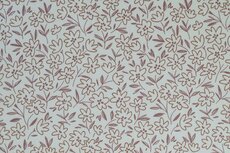 Cotton Jersey Milles Fleurs Off White