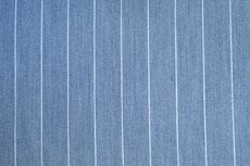 Pin Stripe Stretch Blue