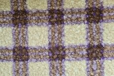 Teddy Bouclé Check Lilac