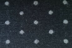 Boiled Wool Dots Black/Grey