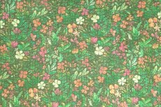 Stretch-Cord Little Flowers Green