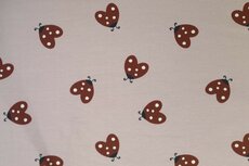 French Terry Ladybug Rosé