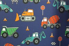 French Terry Construction Blue