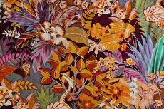 Viscose Jersey Jardin Multi-Mauve