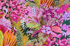 Viscose Jersey Jardin Multi-Pink