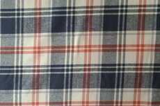 Cotton Flannel Check Blue