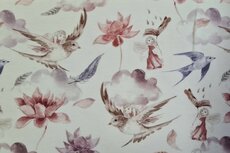 Organic Cotton Jersey Fairies Nude