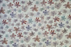 Organic Cotton Jersey Waterflowers