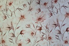 Organic Cotton Jersey Flowers 