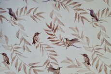 Organic Cotton Jersey Twigs & Birds