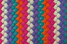 Knitted Zig Zag Lace Multi