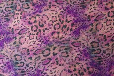 Viscose Crepe Leo Purple