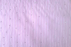 Cotton Mix Small Stripes & Dots Rosé
