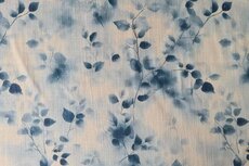 Linnen Cotton Twigs Blue