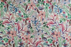 Bamboo Jersey Flowers Green