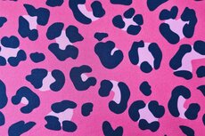 French Terry Animal Pink