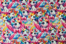 French Terry Unicorn Pink