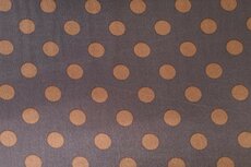Viscose Satin Polka Dot Brown