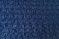 Viscose  Jacquard Smock Dark Blue