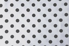 Viscose Small Polka Dots White