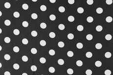 Viscose Small Polka Dots Black