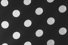 Viscose Polka Dots Black
